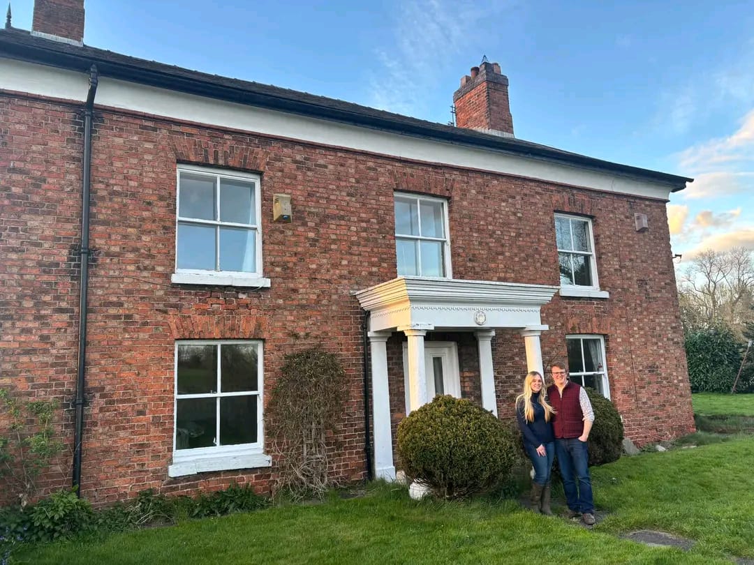The farmhouse at Smeaton Hall Farm
